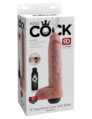 King Cock 11 Squirting Cock with Balls