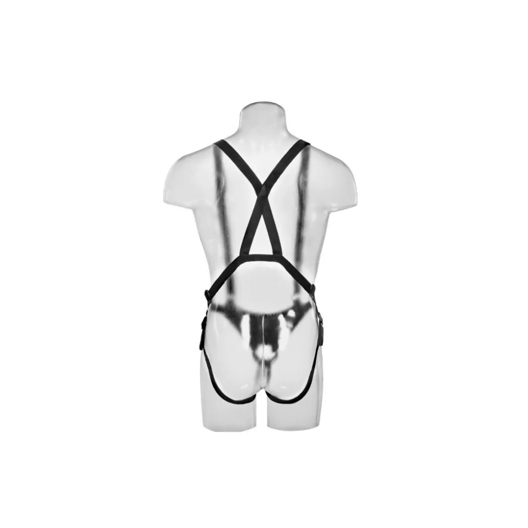 King Cock Hollow Strap-on Dildo With Harness - Skin