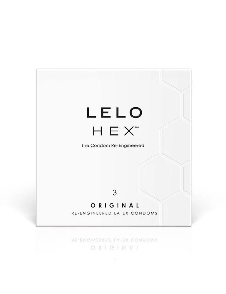 LELO HEX™ Condom. 3 pack