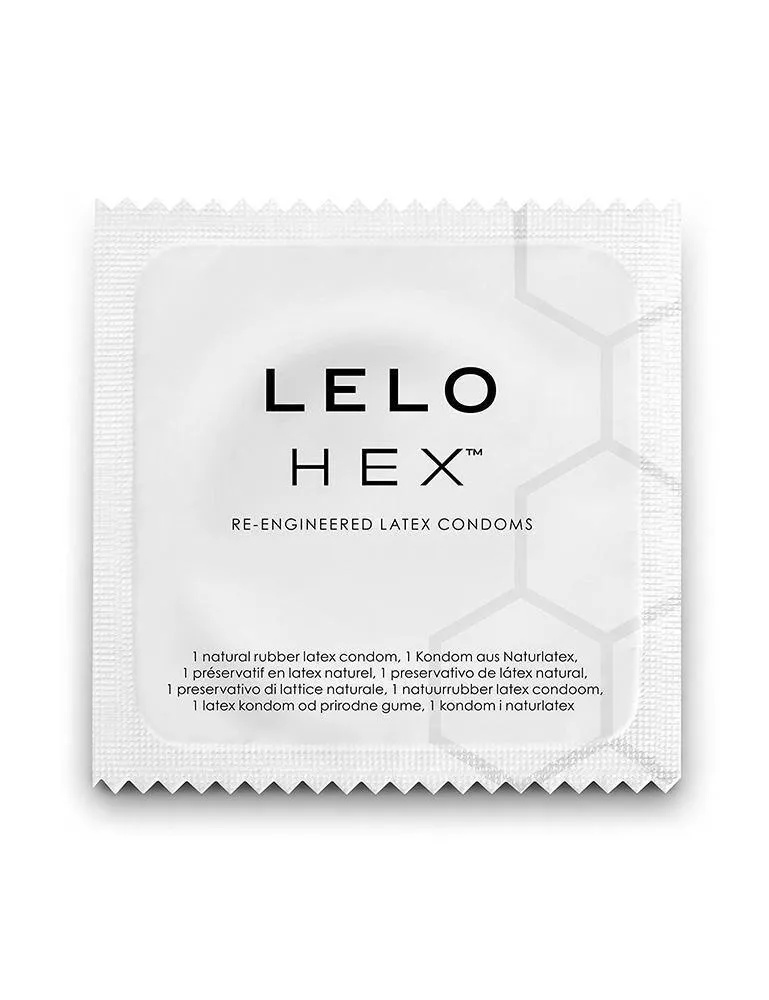 LELO HEX™ Condom. 3 pack