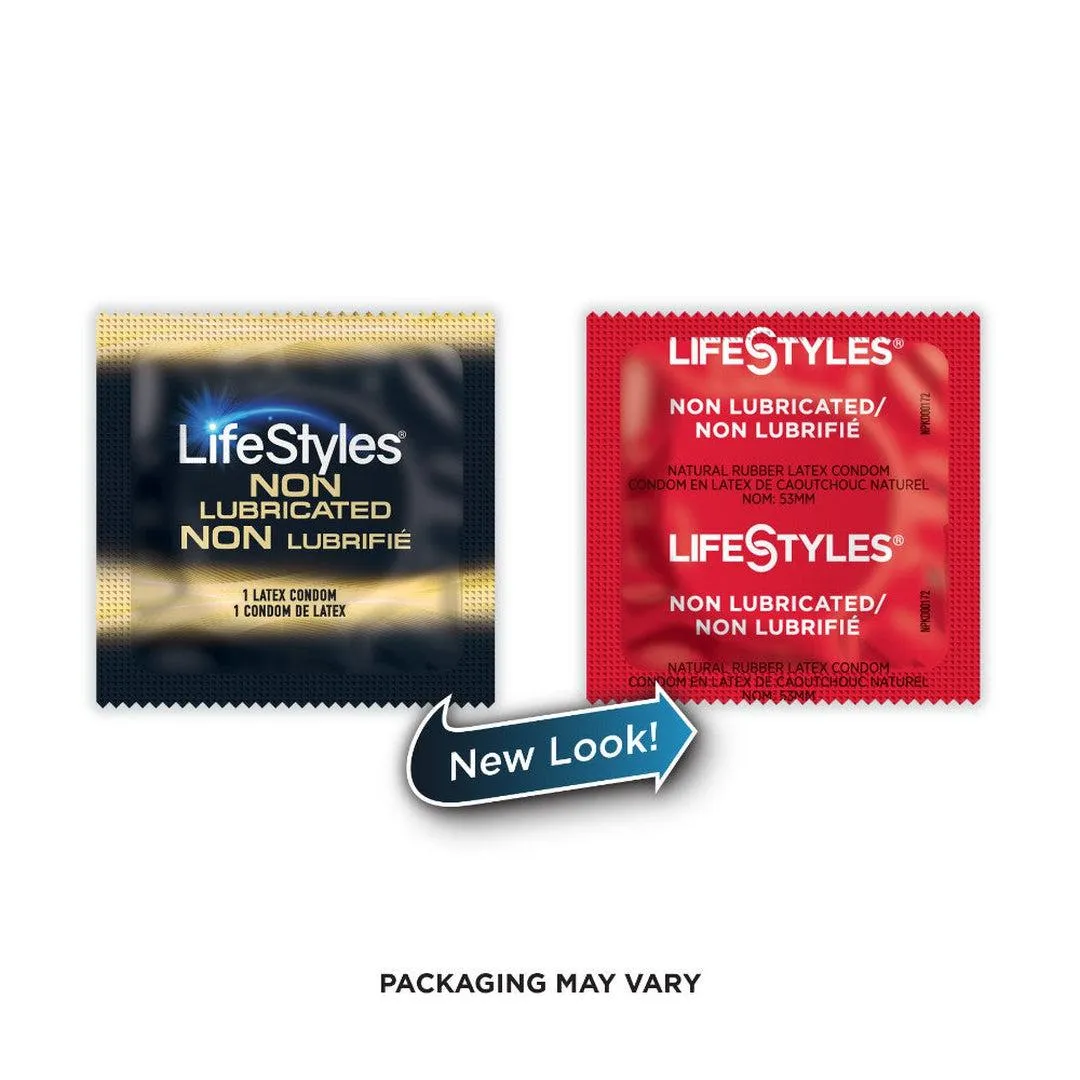 LifeStyles Non-Lubricated Latex Condoms