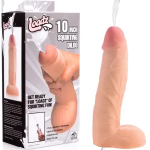 Loadz Squirting Dildo 10 Realistic Dong Ejaculating Cock Sex Toy