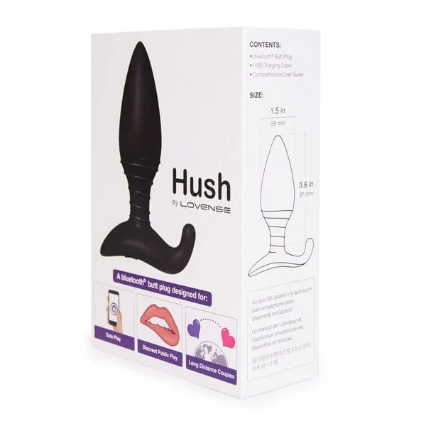 Lovense Hush 1.5 Bluetooth Vibrating Butt Plug