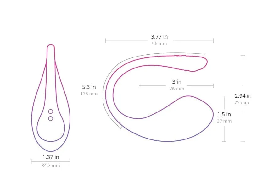 Lovense Lush 3 Bluetooth Remote Control Couples Vibrator