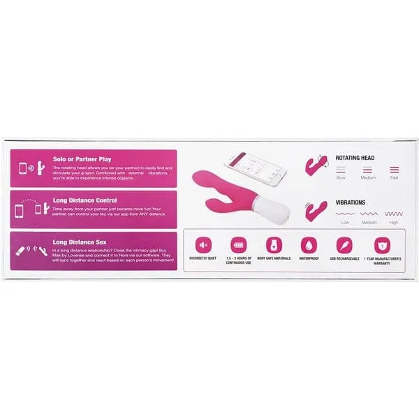 Lovense Nora Bluetooth Rabbit Vibrator