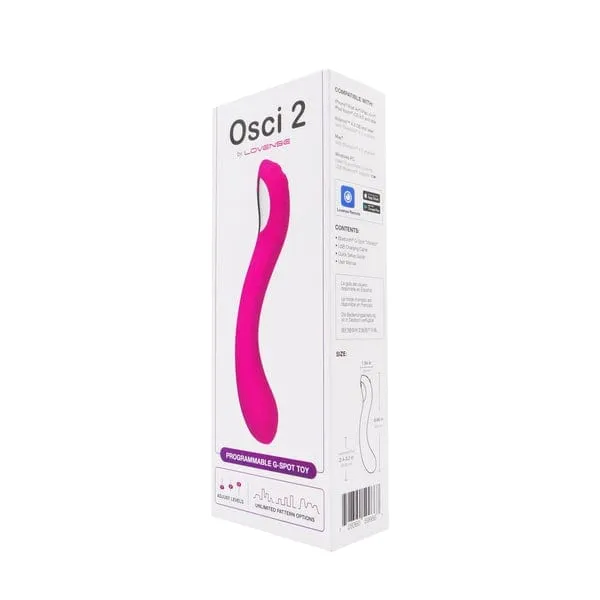 Lovense Osci 2 Bluetooth G-Spot Pink Vibrator