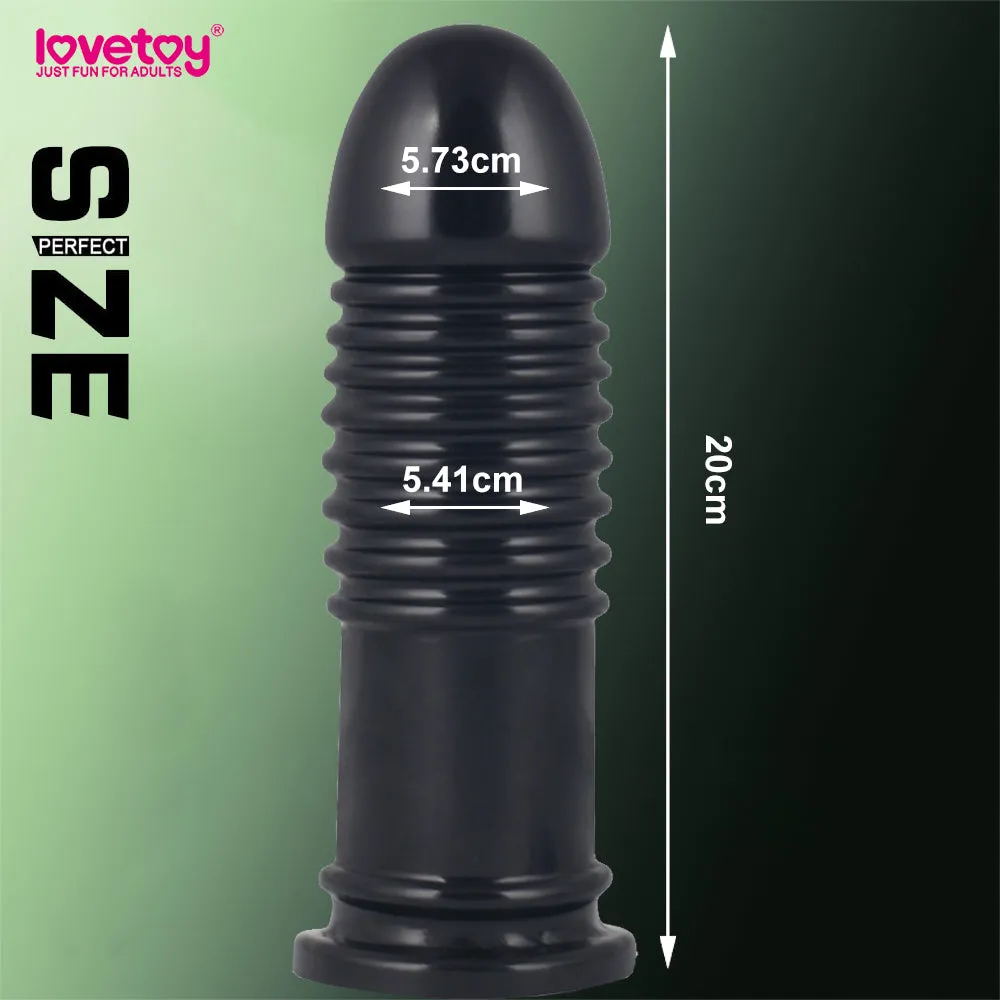 Lovetoy King Sized Anal Bumper Plug Fat Large Butt Dildo
