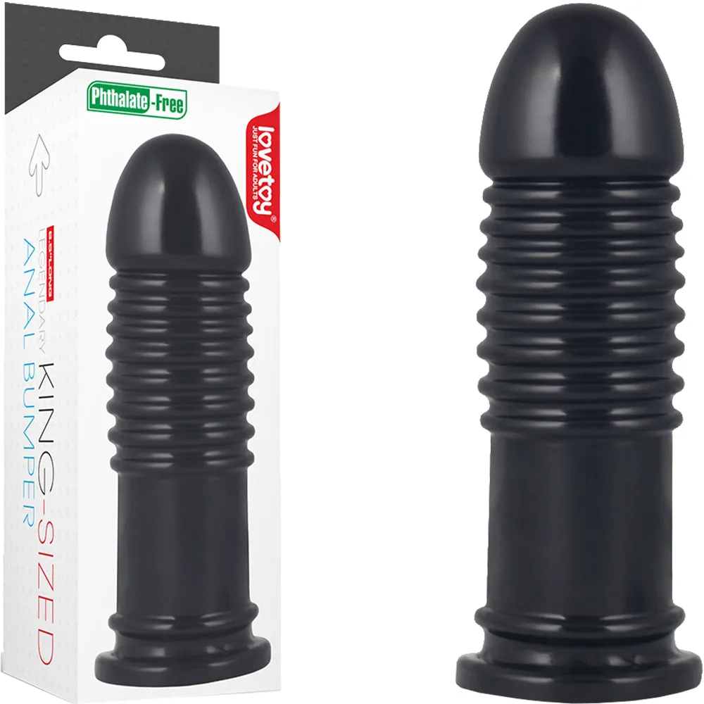 Lovetoy King Sized Anal Bumper Plug Fat Large Butt Dildo