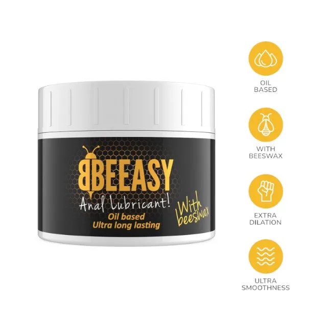 Lubrifiant anal BEEASY. pe bază de ulei. cu ceară de albine. efect de lungă durată. 150 ml