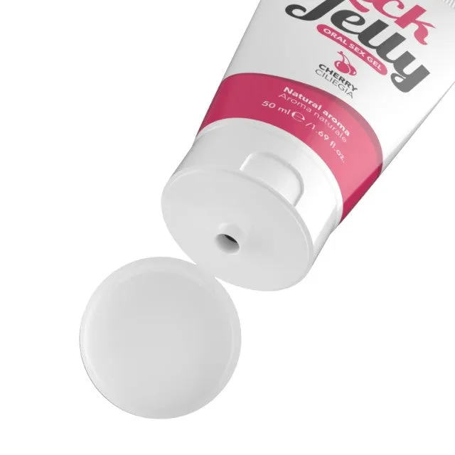 Lubrifiant cu aromă LICK JELLY Cherry. pe bază de apă. cu aromă naturală de cireșe. 50 ml