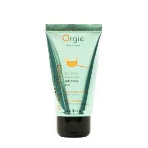 Lubrifiant cu aromă ORGIE Lube Tube - Cocktail Intimate Gel PINA COLADA. pe bază de apă. 50 ml
