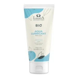 Lubrifiant LUXURIA Bio Aqua Lubricant. formulă naturală pe bază de apă. cu efect de lungă durată. 100 ml (albastru)