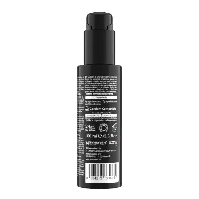 Lubrifiant pe bază de silicon LUBESIL. compatibil cu prezervative. efect de lungă durată. 100 ml