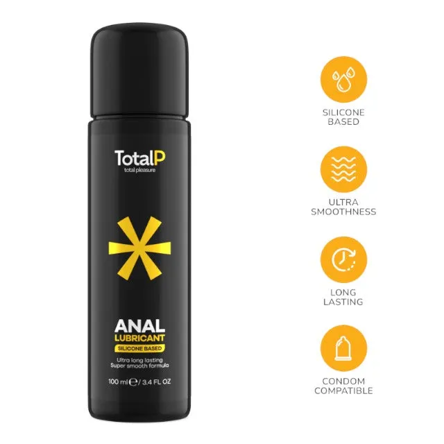 Lubrifiant pe bază de silicon TOTAL-P Total Pleasure. cu vitamina E. efect de lungă durată. 100 ml