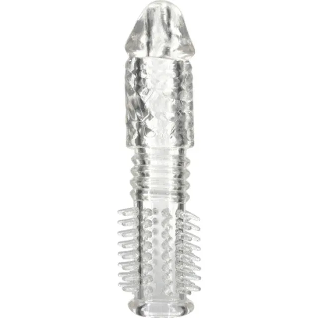 Manson SEVENCREATIONS - SUPER STRETCH. pentru extensia penisului. din silicon. 14 cm