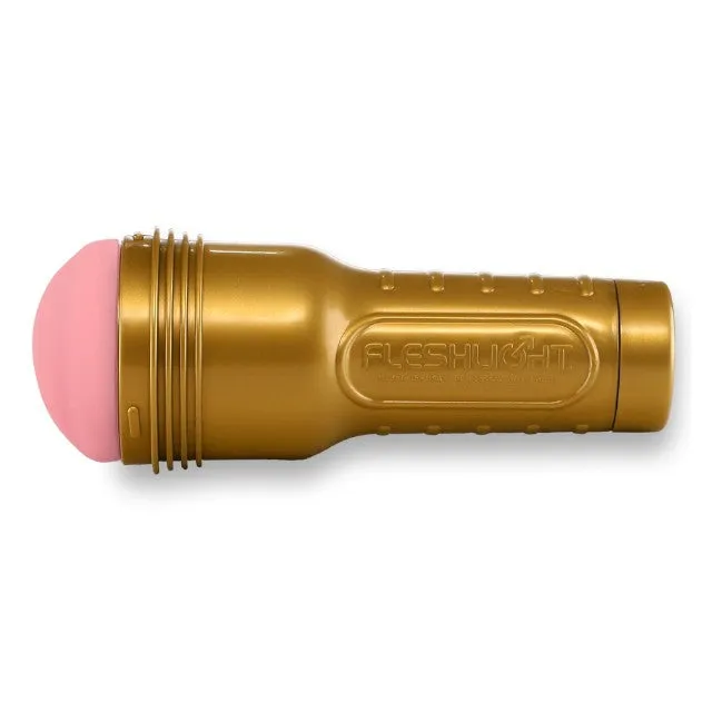 Masturbator FLESHLIGHT Stamina Training Unit Lady. simulare vaginală realistă. lungime inserabilă 25 cm. auriu