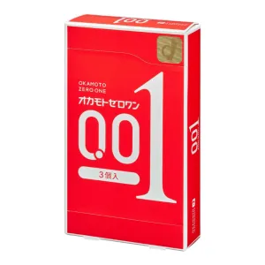 Okamoto 0.01 3's Pack PU Condom