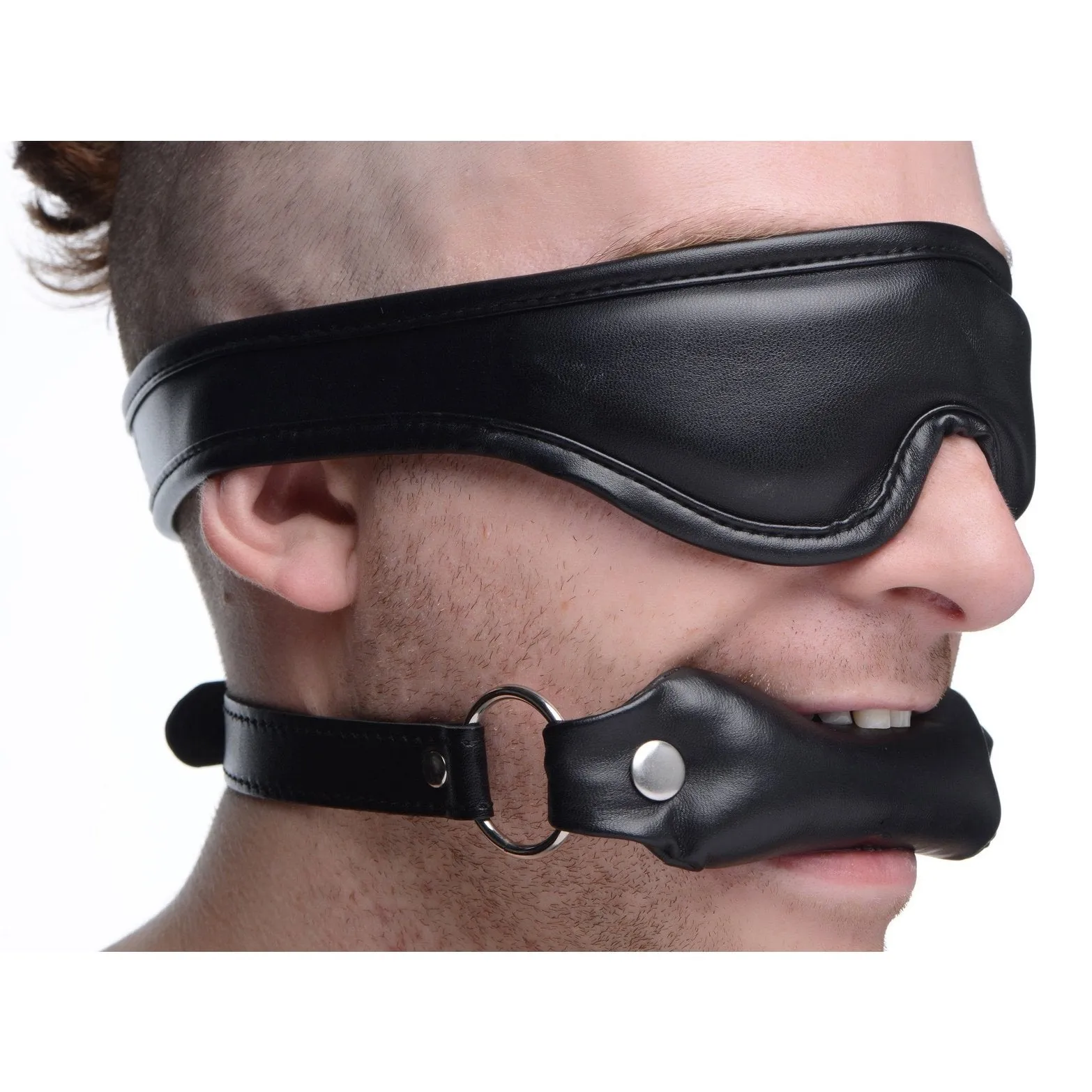 Padded Blindfold And Gag Set