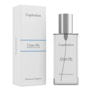 Parfum cu feromoni pentru bărbați CAPTIVATION Chase Me. cu note citrice și florale. alb. 30 ml