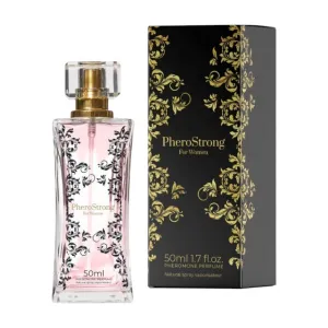 Parfum cu feromoni PHEROSTRONG For Women. pentru femei. cu note de mosc. iasomie și lămâie. 50 ml