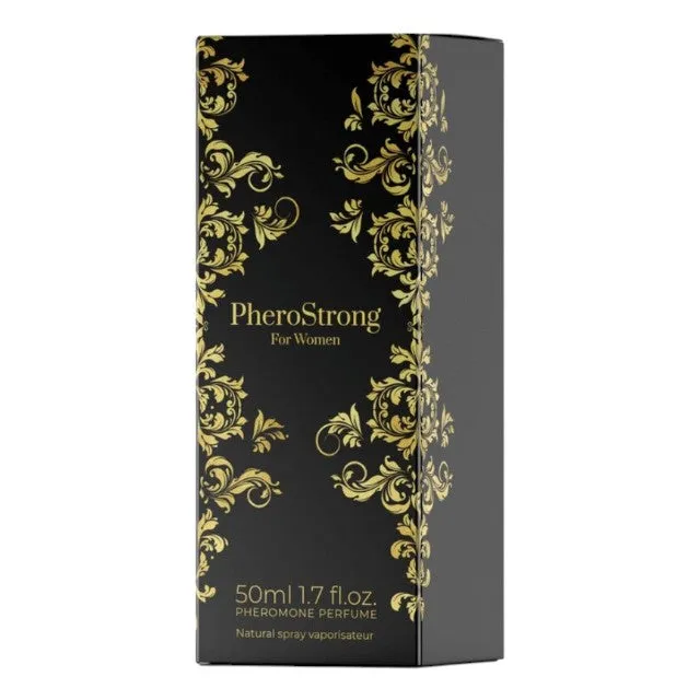 Parfum cu feromoni PHEROSTRONG For Women. pentru femei. cu note de mosc. iasomie și lămâie. 50 ml