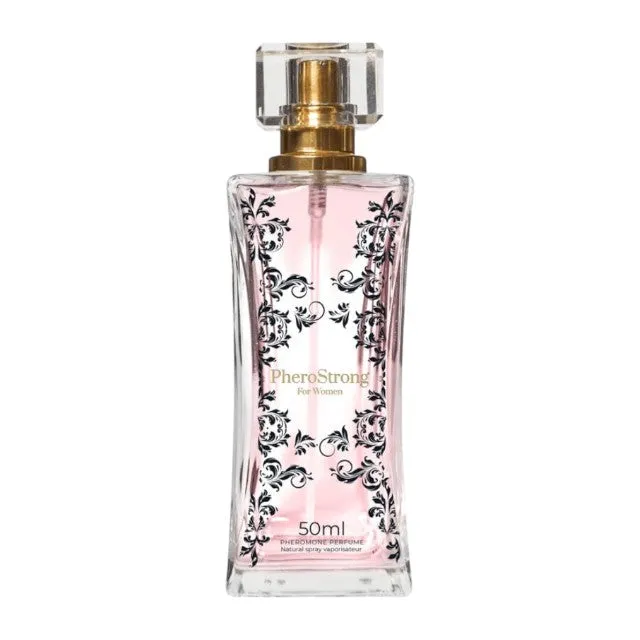 Parfum cu feromoni PHEROSTRONG For Women. pentru femei. cu note de mosc. iasomie și lămâie. 50 ml