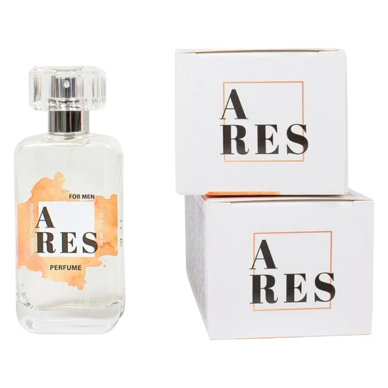 Parfum cu feromoni SECRET PLAY ARES. cu note citrice și lemnoase. pentru bărbați. portocaliu. 50 ml