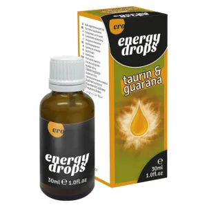 Picături ERO Energy Drops Taurin & Guarana. pentru libido și îmbunătățirea performanțelor intime. unisex. 30 ml
