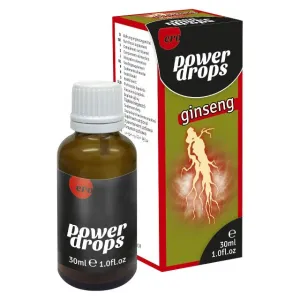 Picături ERO Power Drops Ginseng. pentru libido și îmbunătățirea performanțelor intime. unsisex. 30 ml