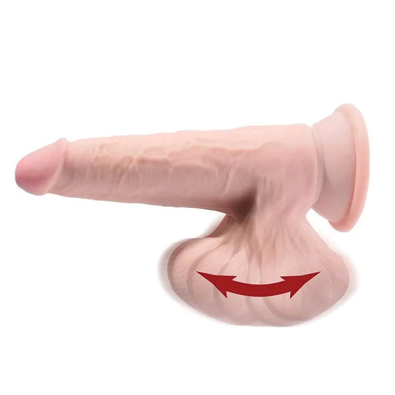 Pipedream Products King Cock Plus 7 Triple Density Cock With Swinging Balls