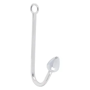 Plug anal YOU2TOYS Bondage Hook. în formă de cârlig de pescuit. pentru jocuri erotice BDSM. lungime 24 cm. argintiu