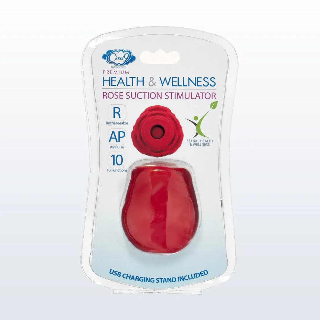 Rose Clitoral Stimulator with Air-Pulse Suction