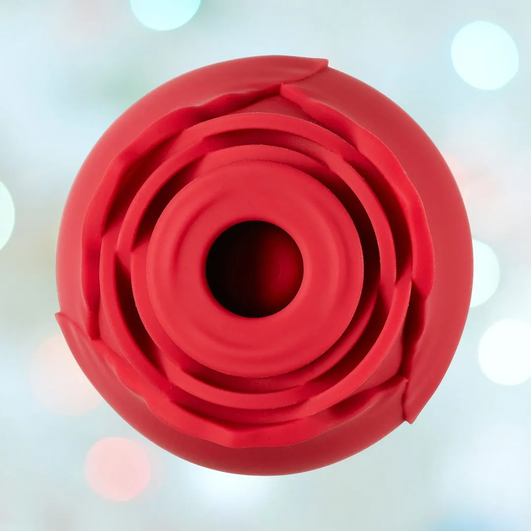 Rose Clitoral Stimulator with Air-Pulse Suction