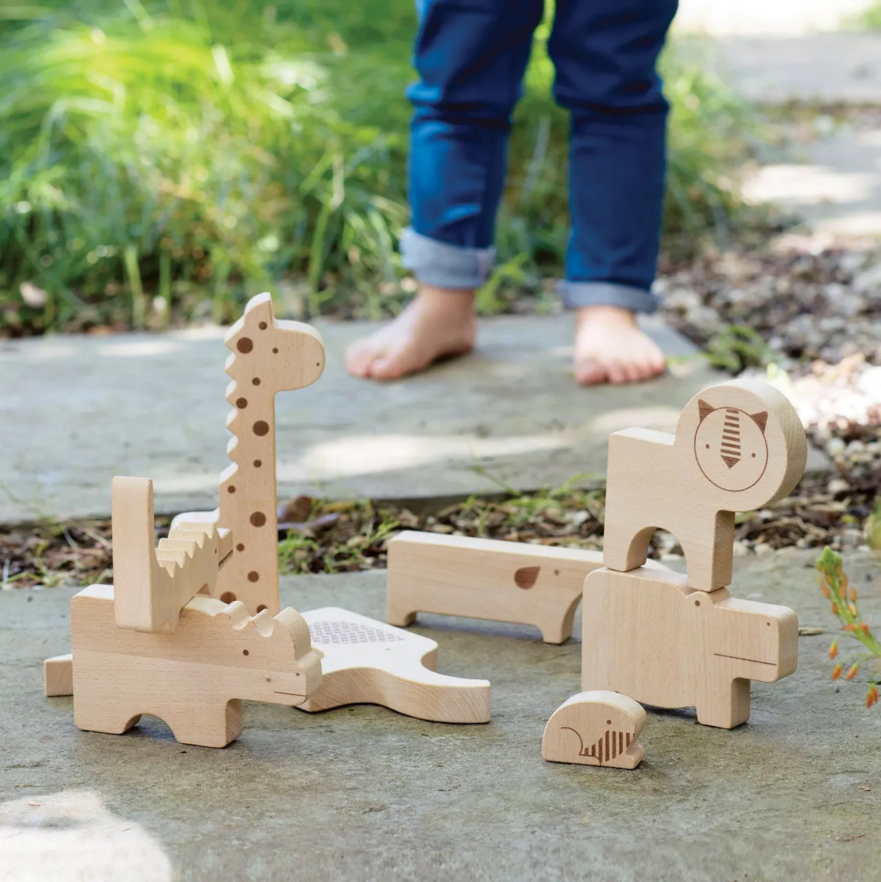 Safari Jungle Wood Puzzle & Play