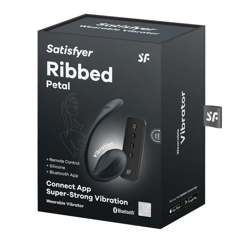 Satisfyer Ribbed Petal Wearable Vibrator