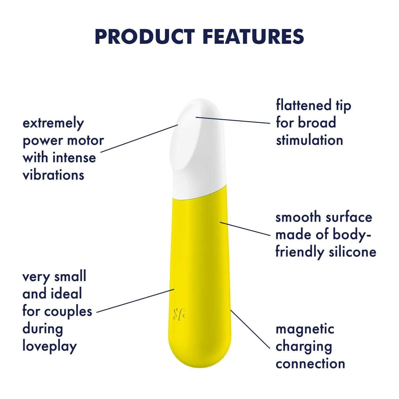 Satisfyer - Ultra Power Bullet 4 Vibrator (Yellow/White)