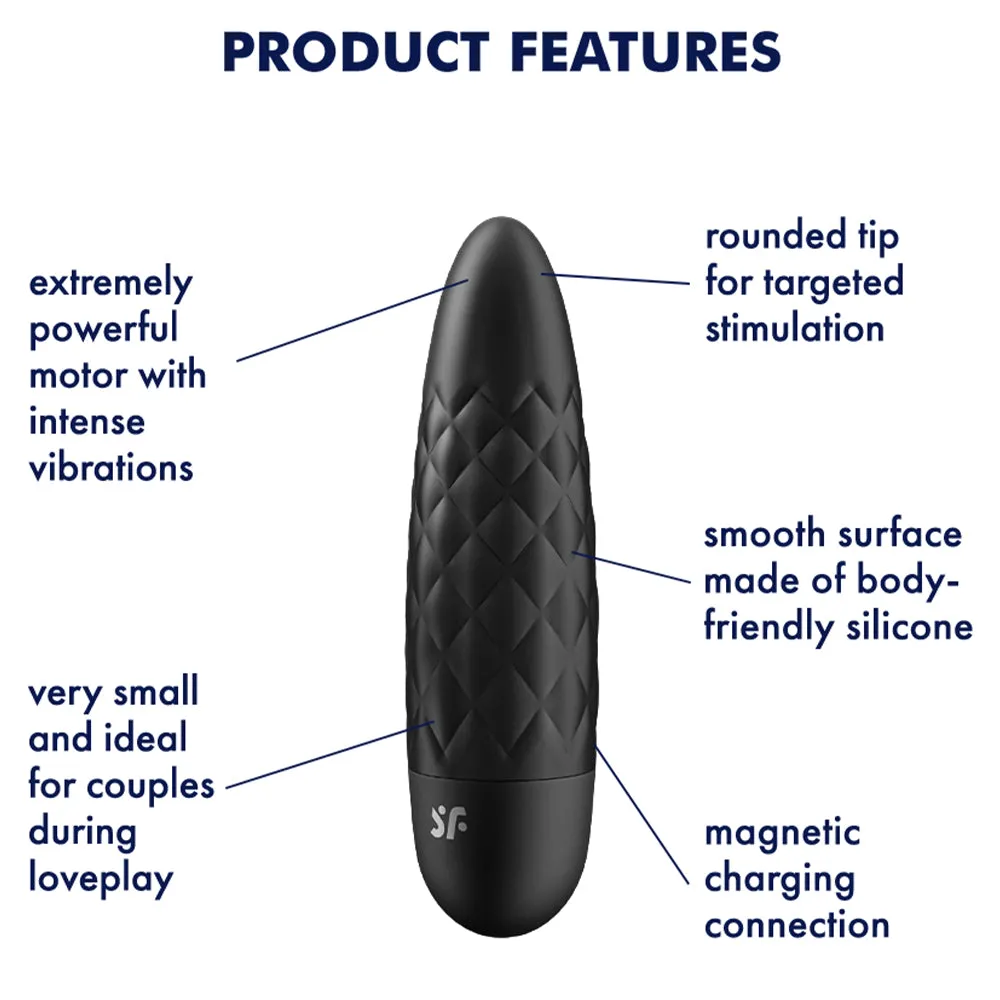 Satisfyer Ultra Power Bullet 5 Black Rechargeable