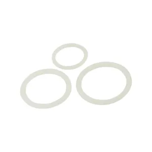 Set 3 inele pentru penis TOYZ4LOVERS Silicone Cock. din silicon premium. pentru erecții de durată. culoare alb (00802830)