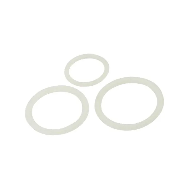 Set 3 inele pentru penis TOYZ4LOVERS Silicone Cock. din silicon premium. pentru erecții de durată. culoare alb (00802830)