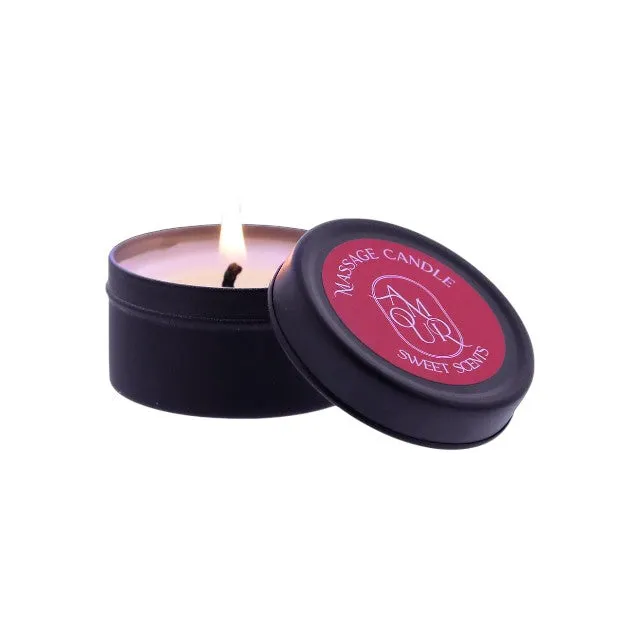 Set 3 lumânări pentru masaj DREAMTOYS Amour. cu ceară de soia. cu arome exotice. dulci și picante. 3 x 30 gr