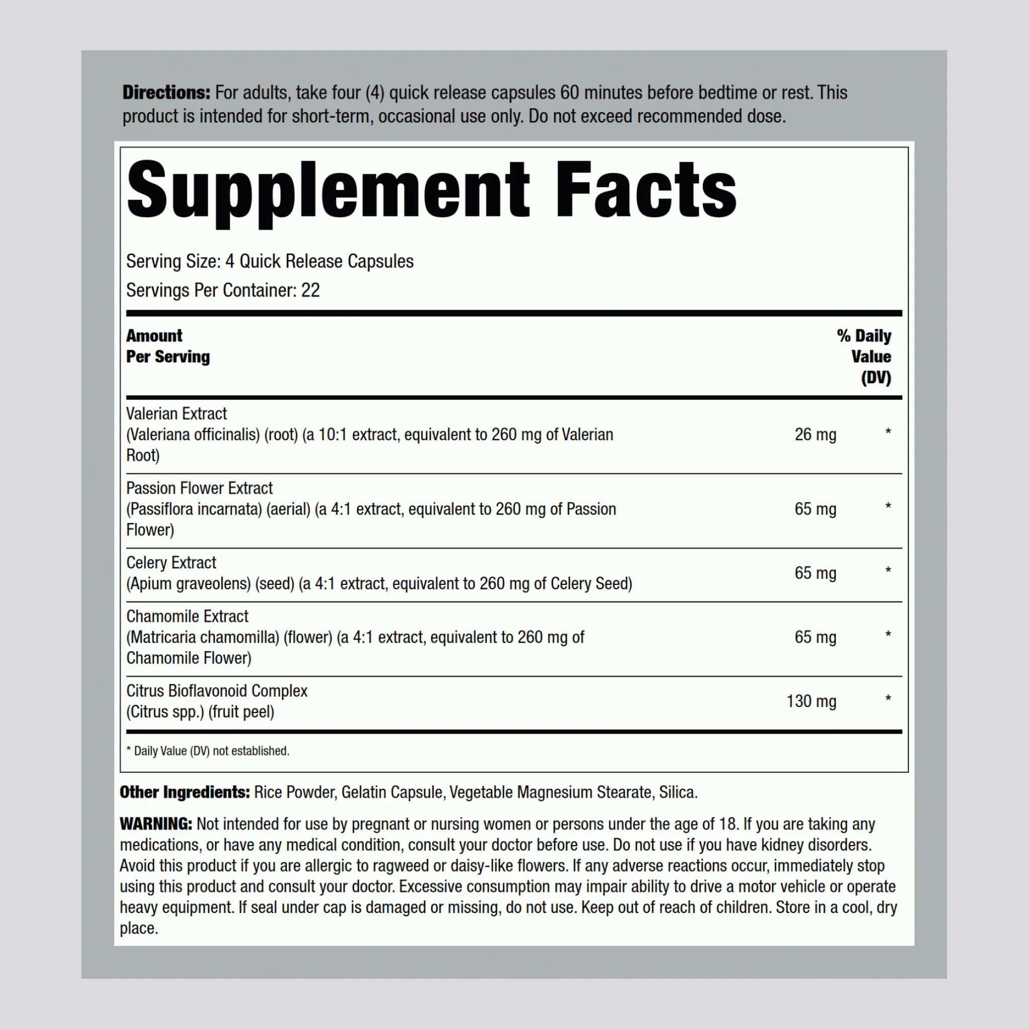 Sleep Formula with Valerian Extract, 90 Quick Release Capsules, 2  Bottles