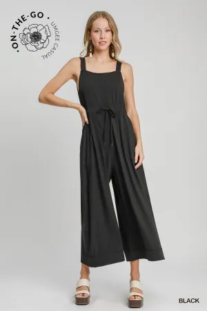 Sleeveless Cropped Jumpsuit
