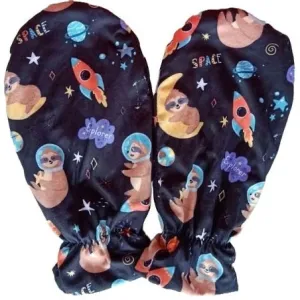 Sloths in Space Adult Mittens