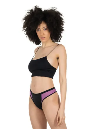 Tanga Nero - linea Bloomin
