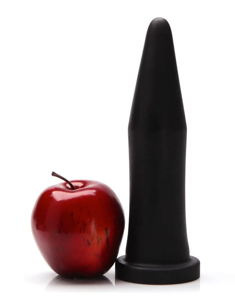 Tantus Inner Band Trainer Silicone Dildo. Black