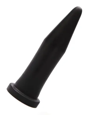 Tantus Inner Band Trainer Silicone Dildo. Black