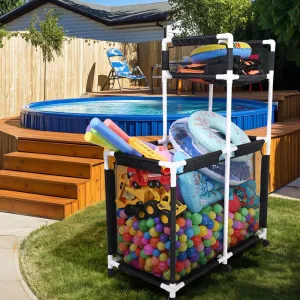 TheLAShop 158Gal. Pool Float Storage Towel Noodles Toy Holder
