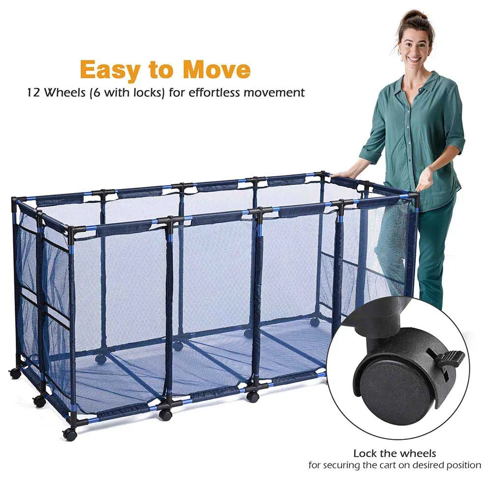 TheLAShop 223Gal. Pool Float Storage Mesh Bin Holds Toy Raft