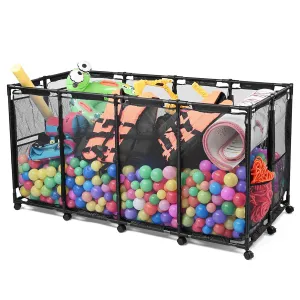 TheLAShop 223Gal. Pool Float Storage Mesh Bin Holds Toy Raft