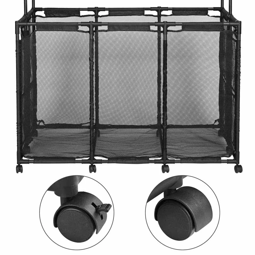 TheLAShop Rolling Pool Float Storage Towel Noodles Toy Holder 50x30x61